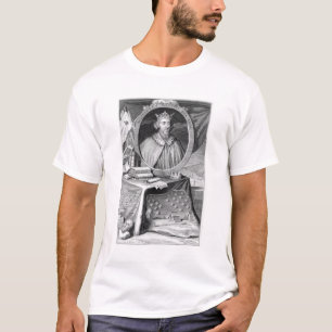 T-shirt Alfred le Grand (849-99) Roi de Wessex, gravé