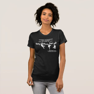 T-shirt Alfred Russel Wallace Citation avec singes