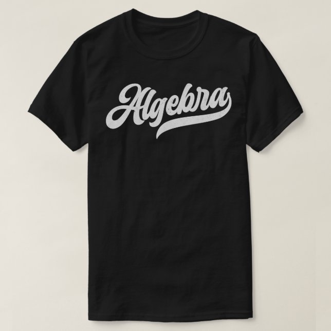 T-shirt Algebra Algebra Cadeau (Design devant)