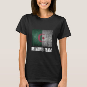 T-shirt Algérie Drick Team Graphic pour Hommes Drôle Alger