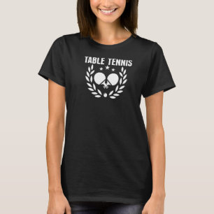 T-shirt Algérie Ping Pong Algérien Tennis De Table Soutien