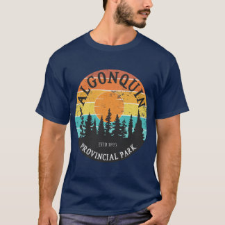T-shirt Algonquin Provincial Park Sunset boy