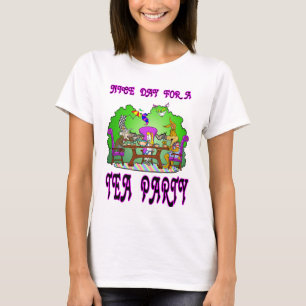 T-shirt Alice a une Tea Party