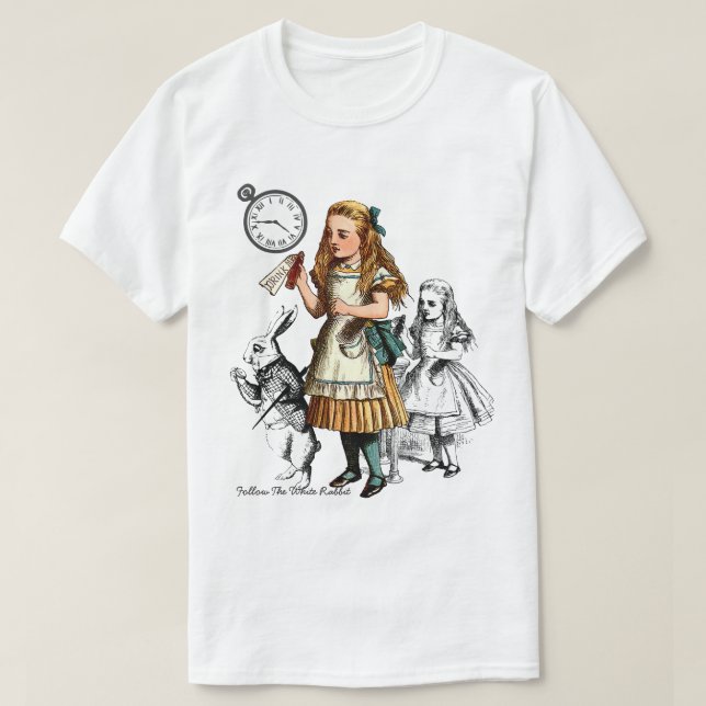 T-shirt Alice au pays des merveilles (Design devant)