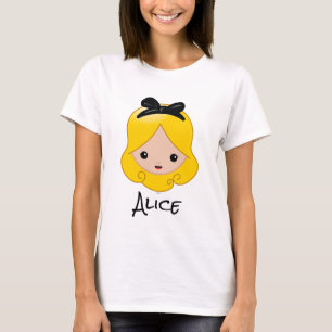 T-shirt Alice au pays des merveilles   Alice Emoji 2
