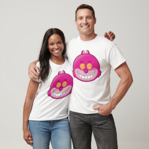 T-shirt Alice au pays des merveilles  Cheshire Cat Emoji 2