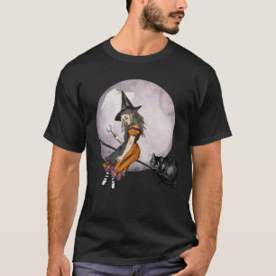 T-shirt Alice Au Pays Des Merveilles Cheshire Chat Lune Ha