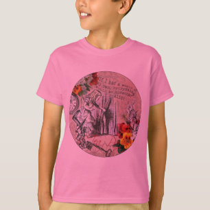 T-shirt Alice au pays des merveilles derrière le rideau
