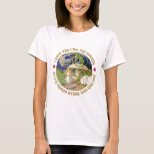 T-shirt Alice au pays des merveilles - j'ai su qui j'étais