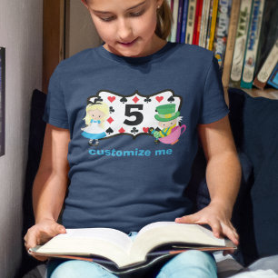 T-shirt Alice au pays des merveilles Jolie fête d'annivers