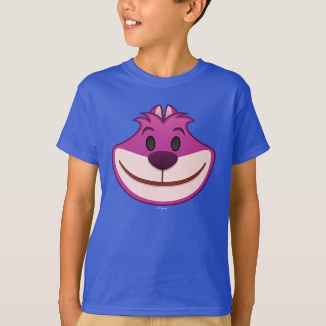 T-shirt Alice au pays des merveilles| Le Cheshire Cat Emoj (Devant)