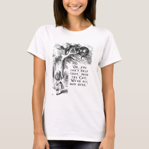 T-shirt Alice au pays des merveilles - nous sommes tous