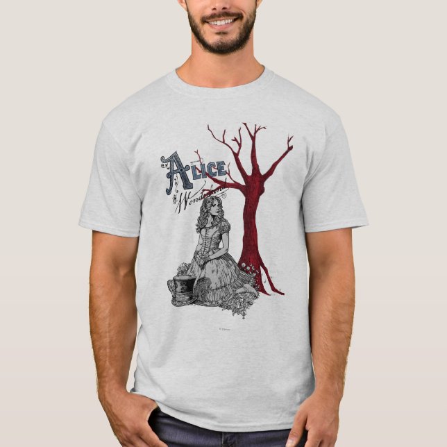 T-shirt Alice au pays des merveilles - Tim Burton (Devant)