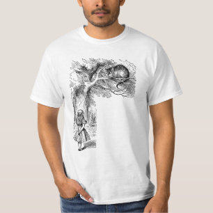 T-shirt Alice au pays des merveilles vintage, Chat du Ches