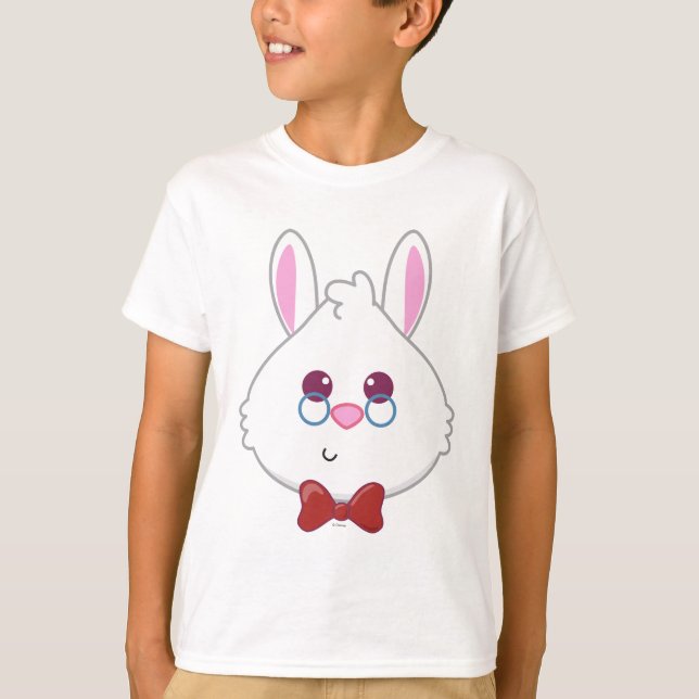 T-shirt Alice au pays des merveilles| White Rabbit Emoji 2 (Devant)