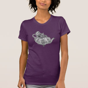 T-shirt Alice de loir dans la chemise du pays des