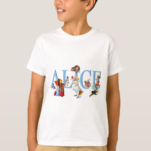 T-SHIRT ALICE ET SES AMIS AU PAYS DES MERVEILLES