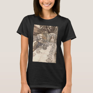 T-shirt Alice vintage à une folle partie de thé par Arthur