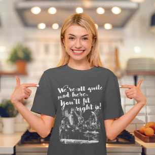 T-shirt Alice vintage au pays des merveilles Citation de h