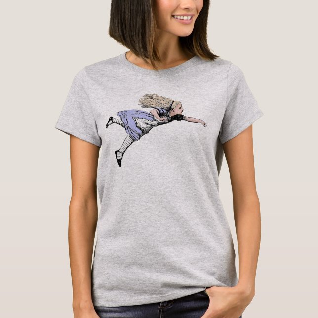 T-shirt Alice volante au pays des merveilles (Devant)