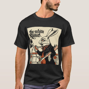 T-shirt Alice White Rabbit Classic Wonderland