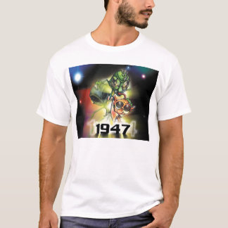 T-shirt alien 1947 triple