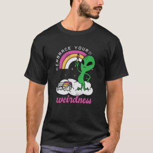 T-shirt Alien Acceptez votre Wierness