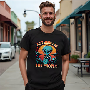 T-shirt Alien amusant - Juste ici pour les Probes
