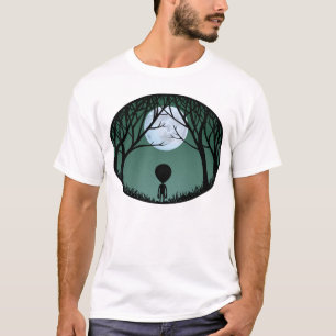 T-shirt Alien Art Alien masculin w. Chemises de lu