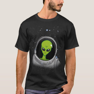 T-shirt Alien Astronaut Alien Ufo Conspiration astronaute 