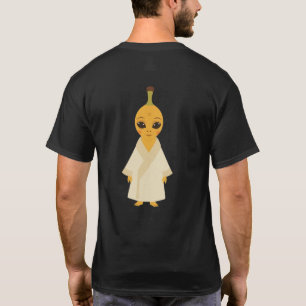 T-shirt Alien Banane Zen – Art Alimentaire Minimaliste Drô