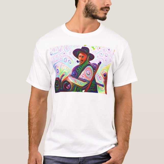 T-shirt Alien Cowboy à rêve profond (Devant)