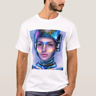 T-shirt Alien Cyborg Space Woman