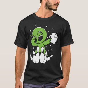 T-shirt Alien Dabbing - Bowling