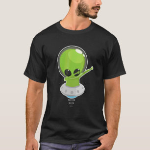 T-shirt Alien Dabbing Dab Pose Danse Hip hop Aliens