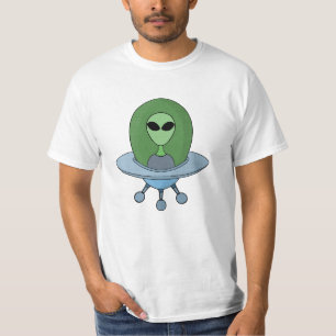 T-shirt Alien dans son petit vaisseau spatial