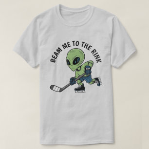 T-shirt Alien de hockey