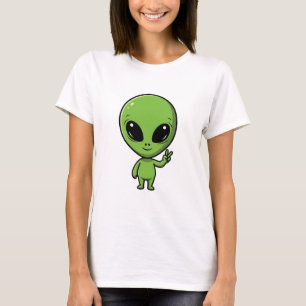 T-shirt Alien de la paix