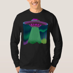 T-shirt Alien de science-fiction Enduction Ufo Believer Sc