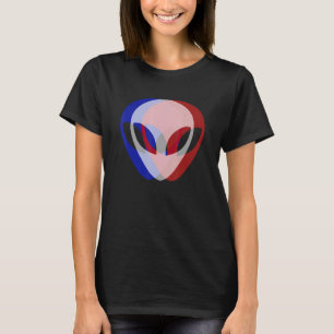T-shirt Alien de Trippy pour Techno Rave EDM Music Festiva