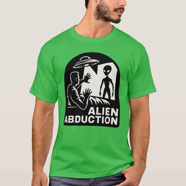 T-shirt Alien d'enlèvement (Devant)