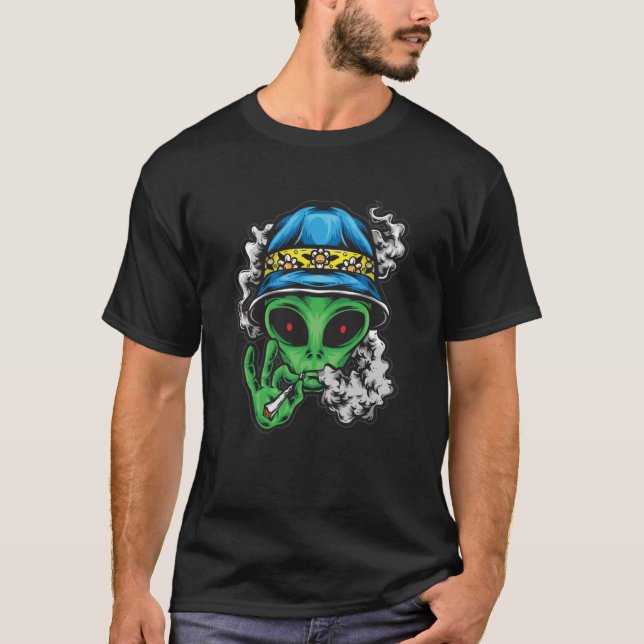 T-shirt Alien Détendu (Devant)