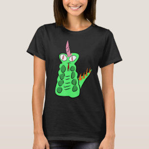 T-shirt Alien Dino Snake Unicorn Filles Hommes Femmes Mode