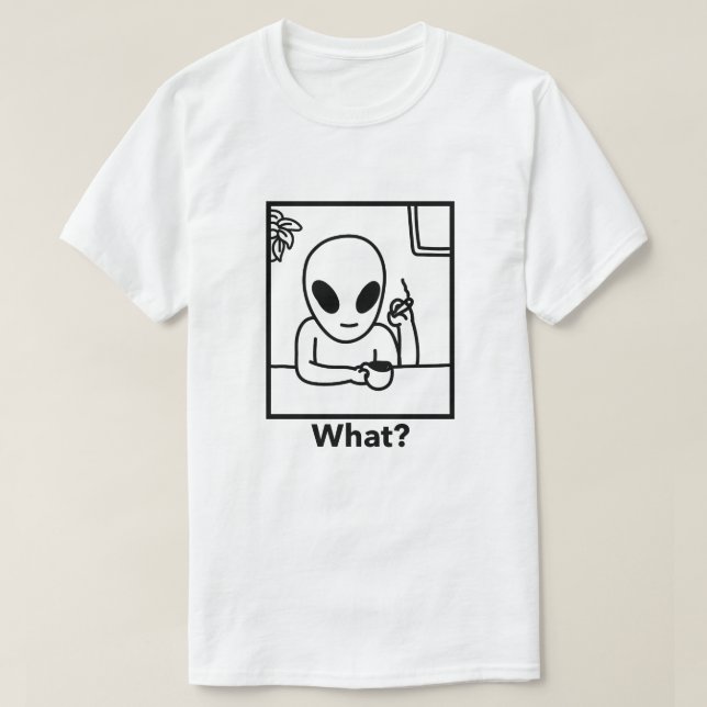 T-shirt Alien Funny (Design devant)