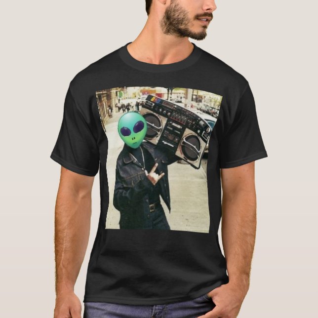 T-shirt Alien Groove (Devant)