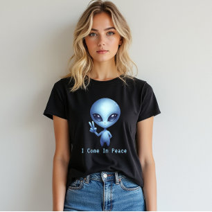 T-shirt Alien - Je Viens En Paix