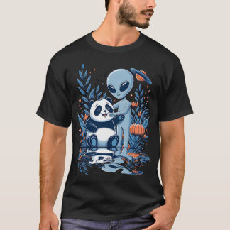 T-shirt Alien Lovertrendy Ufo Shirt Rétro Aliens Amis Gr