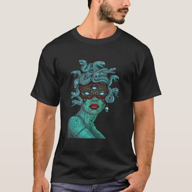 T-shirt Alien Medusa Emek (Devant)