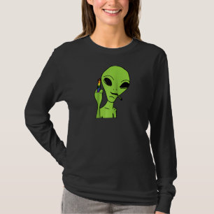 T-shirt Alien Moyen Doigt Gay pride Lgbt Q Fier Ally Ra