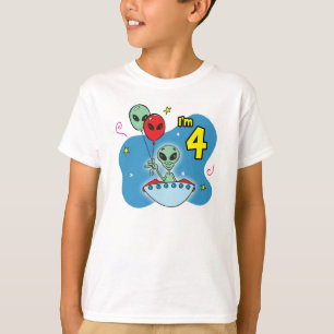 T-shirt Alien OVNI 4 Anniversaire